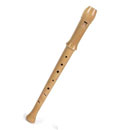 Houten blokfluit, barok