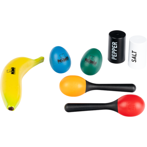 Nino Percussion NINOSET13 Mixed Shaker Set percussieset 7-delig