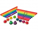 Boomwhackers & Tafelbellen Set 23-delig kleurrijk muziekpakket