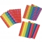 Stickervellen in Boomwhackerkleuren voor keyboard, piano, klankstaven en xylofoons
