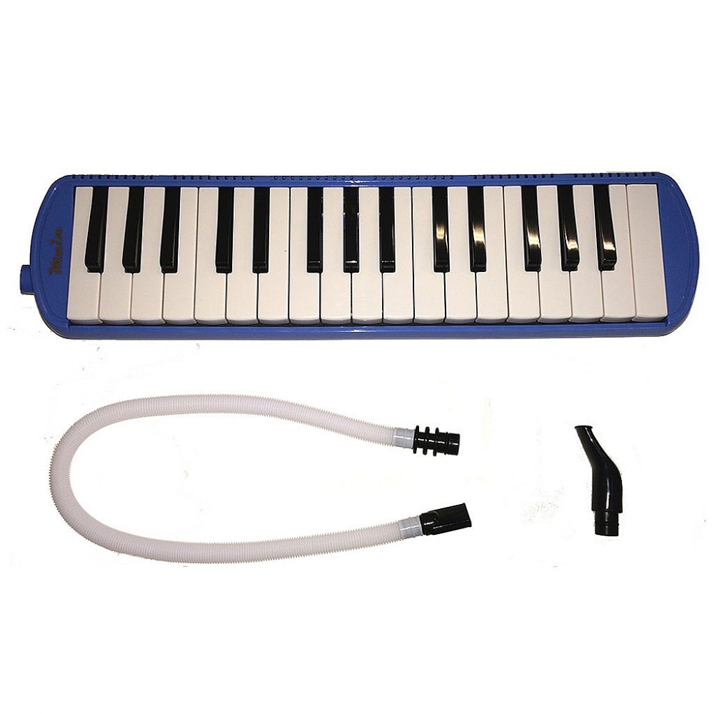 Blauwe Melodica 32 toetsen