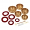 Hoofd- tot buikcharkra's open je met deze serie klankschalen uit de Meinl Singing Bowls collectie, SB-U-2950