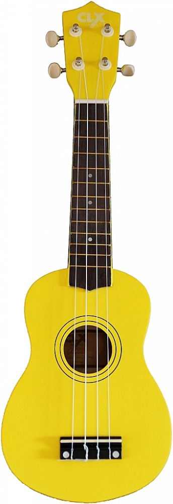 CLX Sopraan ukelele 'Geel'