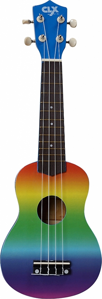 CLX Sopraan ukelele 'Rainbow Air'