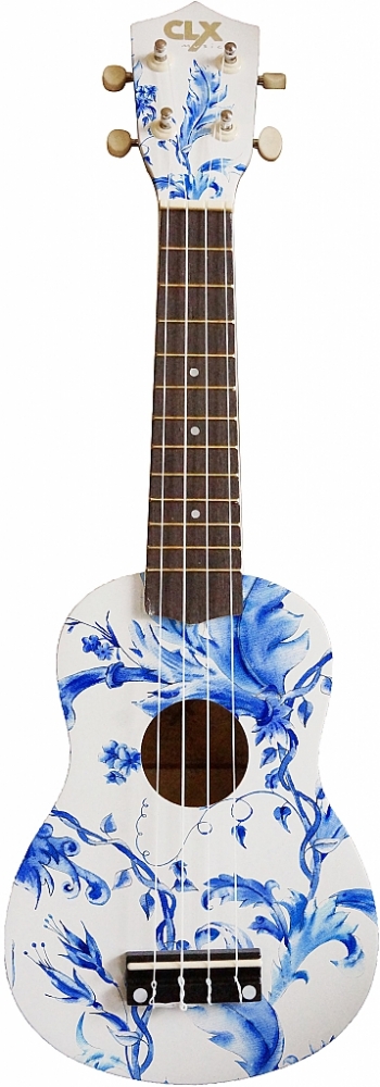 CLX Sopraan ukelele 'Delft'