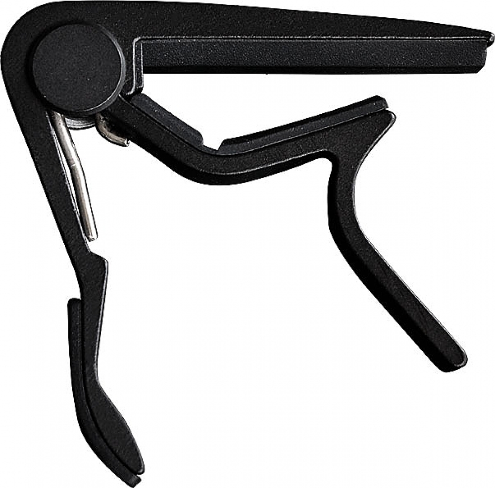 CLX Gitaar capo zwart (voor stalen snaren)