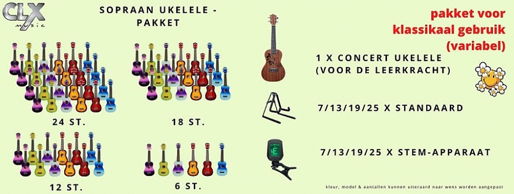 Ukelele Klassenpakket 