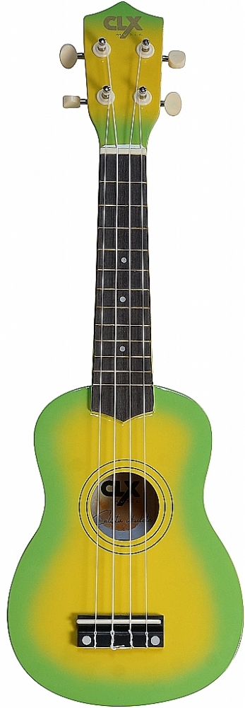 CLX Sopraan ukelele 'Lemon burst'
