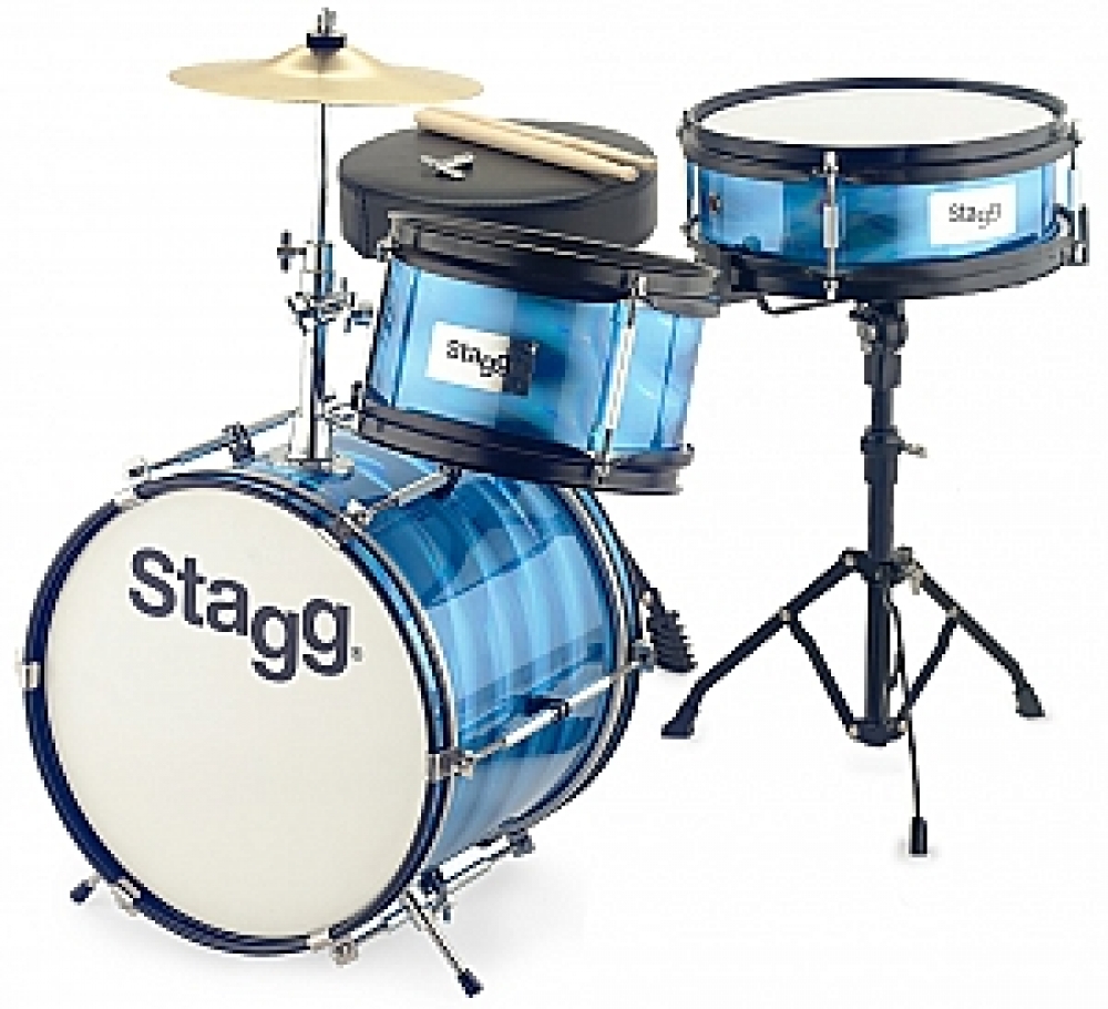 Drumset voor kinderen Stagg TIM JR 3/12B