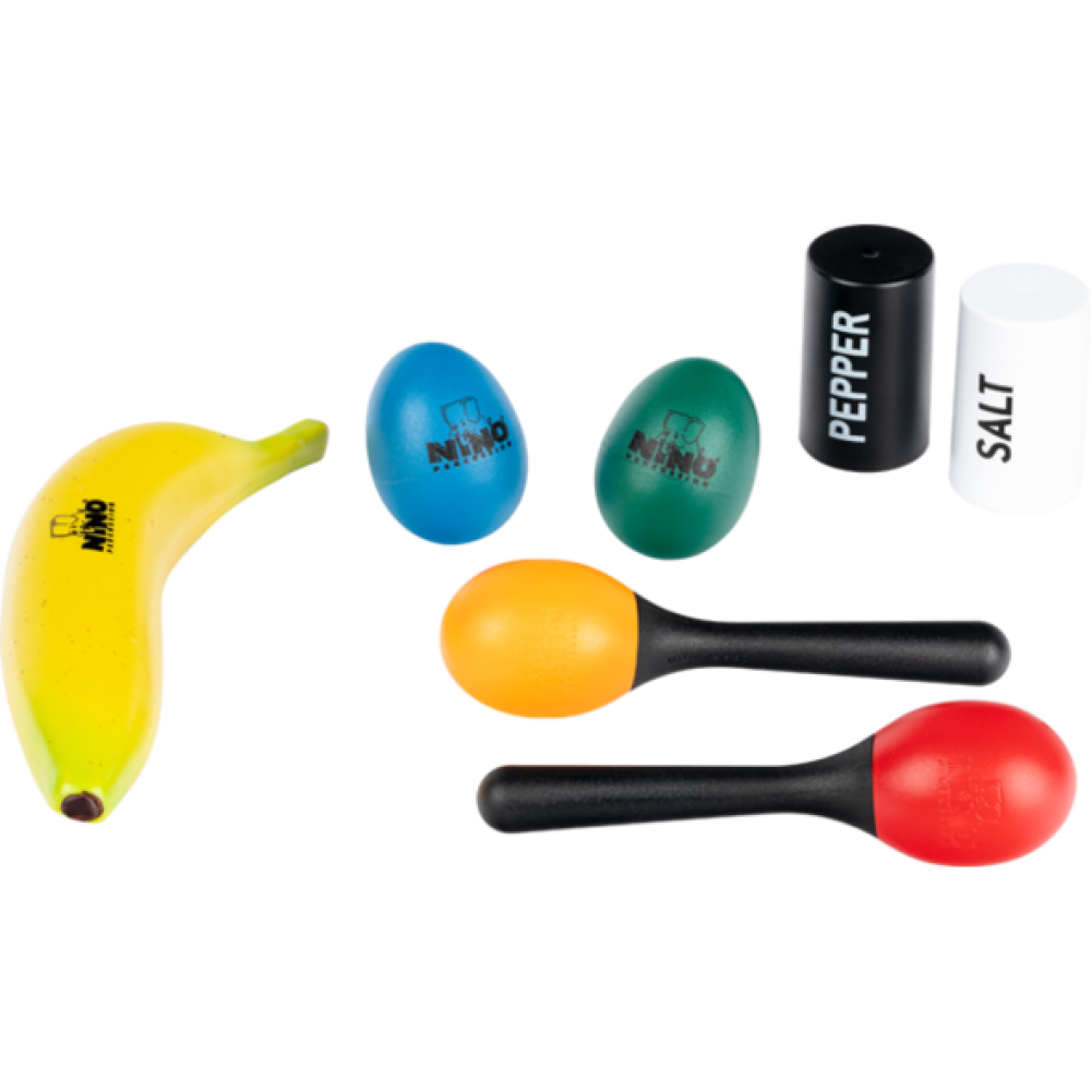 Nino Percussion NINOSET13 Mixed Shaker Set percussieset 7-delig