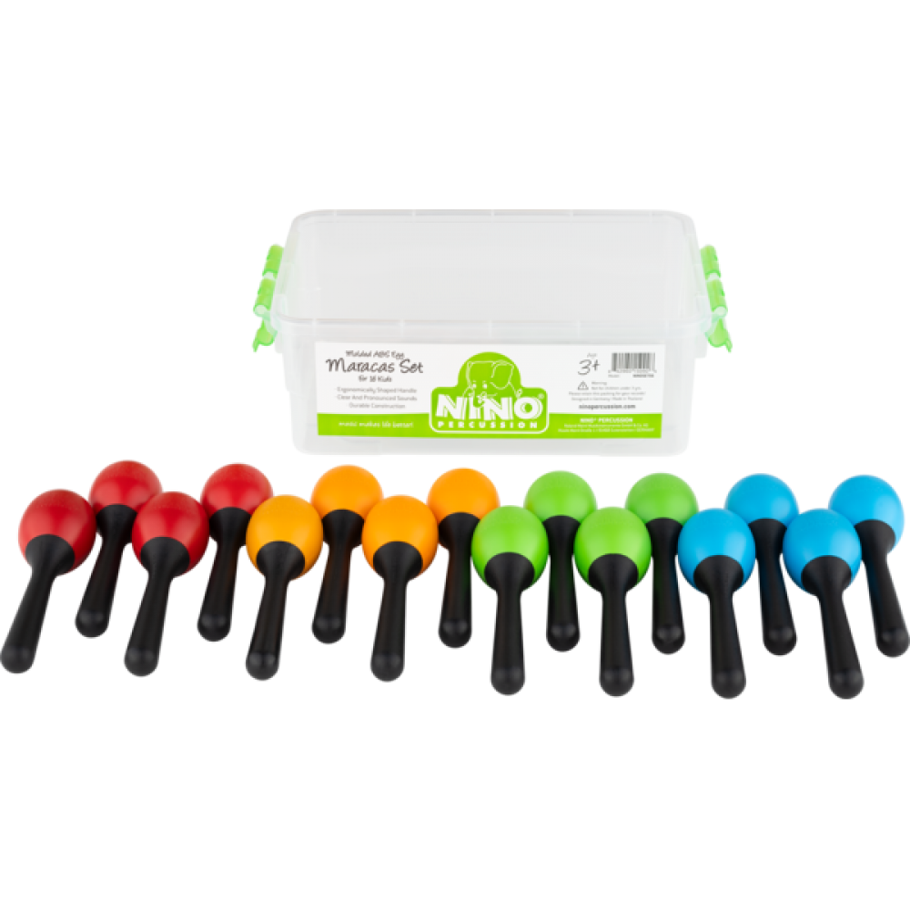  Nino Percussion NINOSET56 Molded ABS Egg maracas set