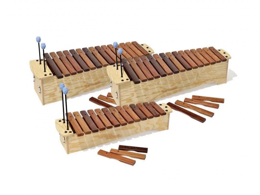 Sonor Meisterklasse Orff Xylofoon Set 3-delig Palissander