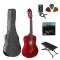 Klassieke gitaar starterset 1/4 in vier aantrekkelijke kleuren