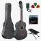 Klassieke gitaar starterset 4/4 in vier aantrekkelijke kleuren