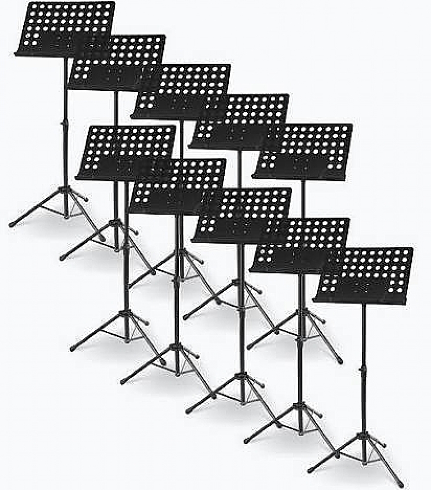 Muzieklessenaars met perforatieblad set van 10