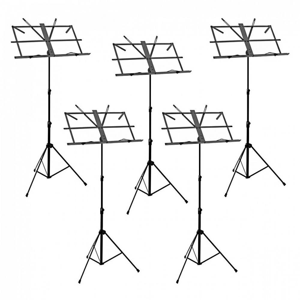Muzieklessenaars Easy opvouwbaar set van 5